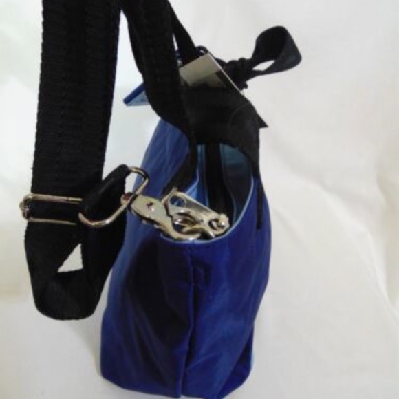 Studio 33 Small Navy/Light Blue Nylon Tote - Picture 5 of 8
